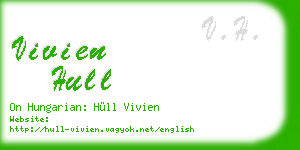 vivien hull business card